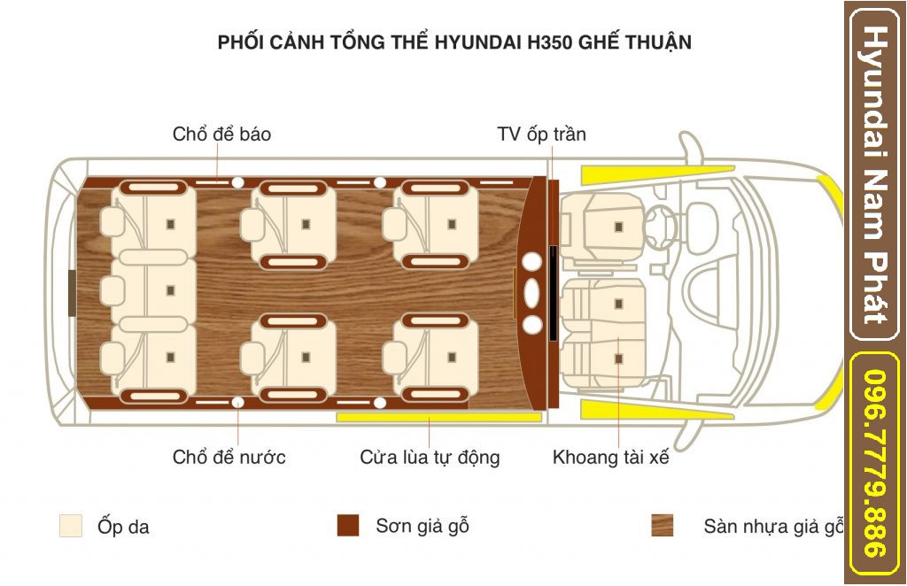 Hyundai Solati Limousine 10 Chỗ Bản Nâng Cấp Hoàn Hảo