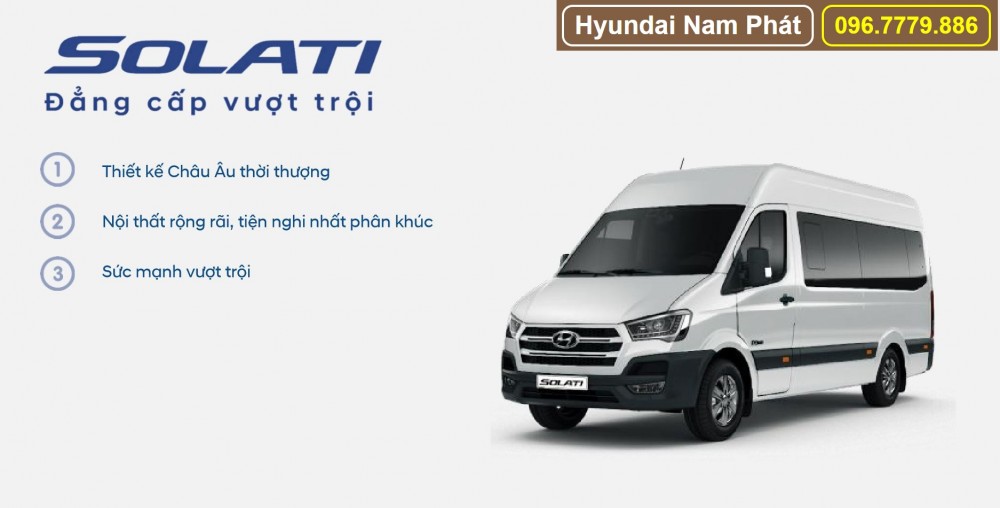 Hyundai Solati Xe Khách Hyundai 16 Chỗ Minibus H350 Thành Công